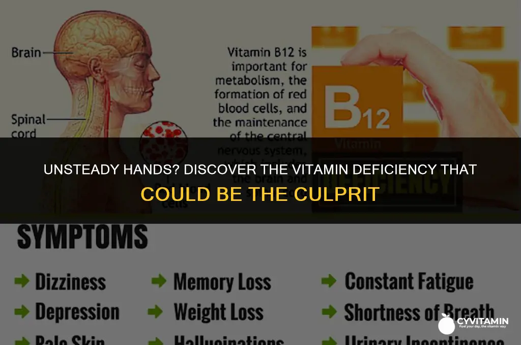 what vitamin deficiency causes shaking hands