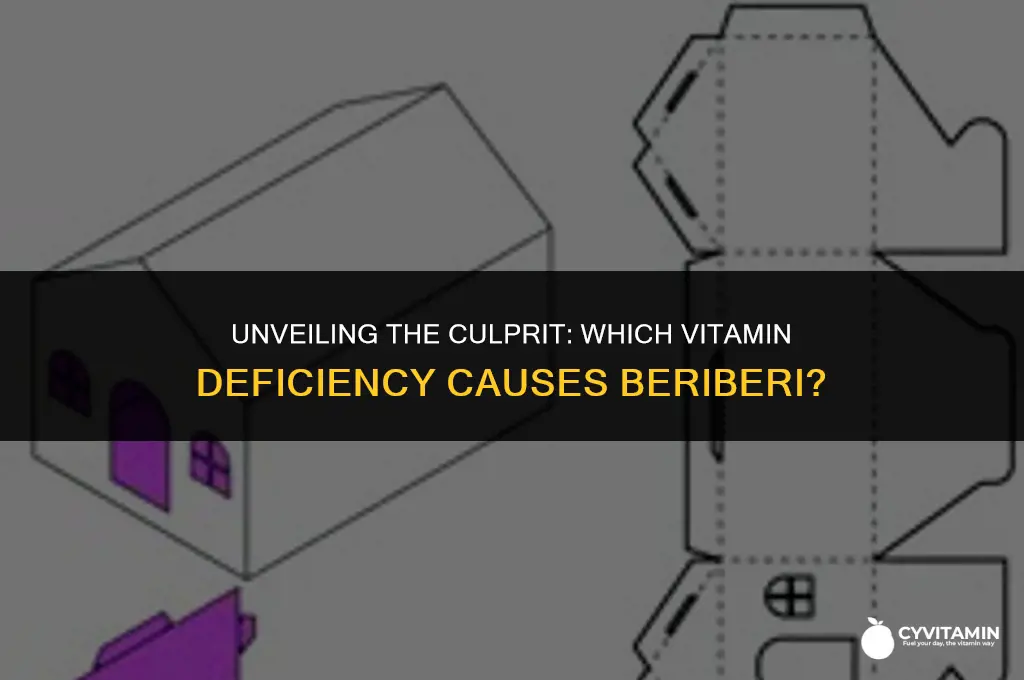 what vitamin deficiency leads to beriberi