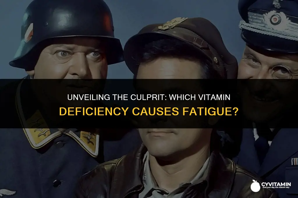 what vitamin deficiency leads to fatigue