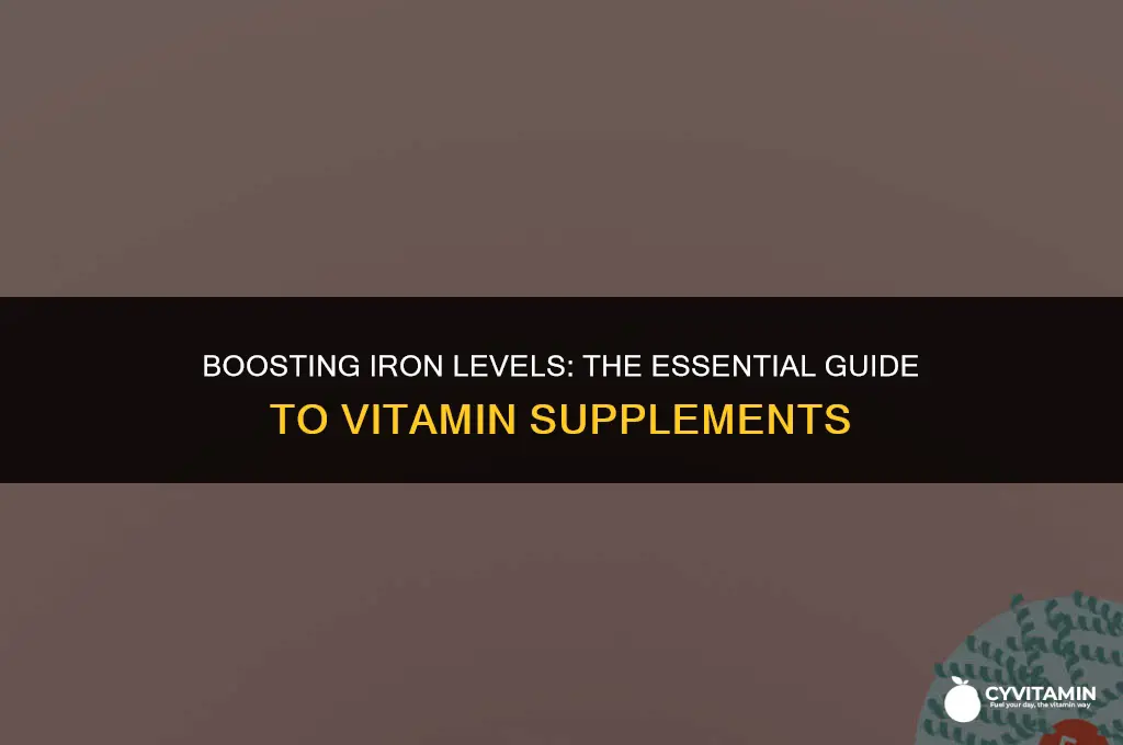 what vitamin for iron deficiency