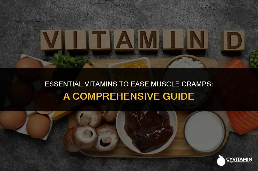 what vitamin is good for cramping muscles