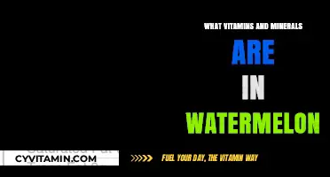 Watermelon Wellness: Unveiling the Juicy Secrets of Vitamins and Minerals