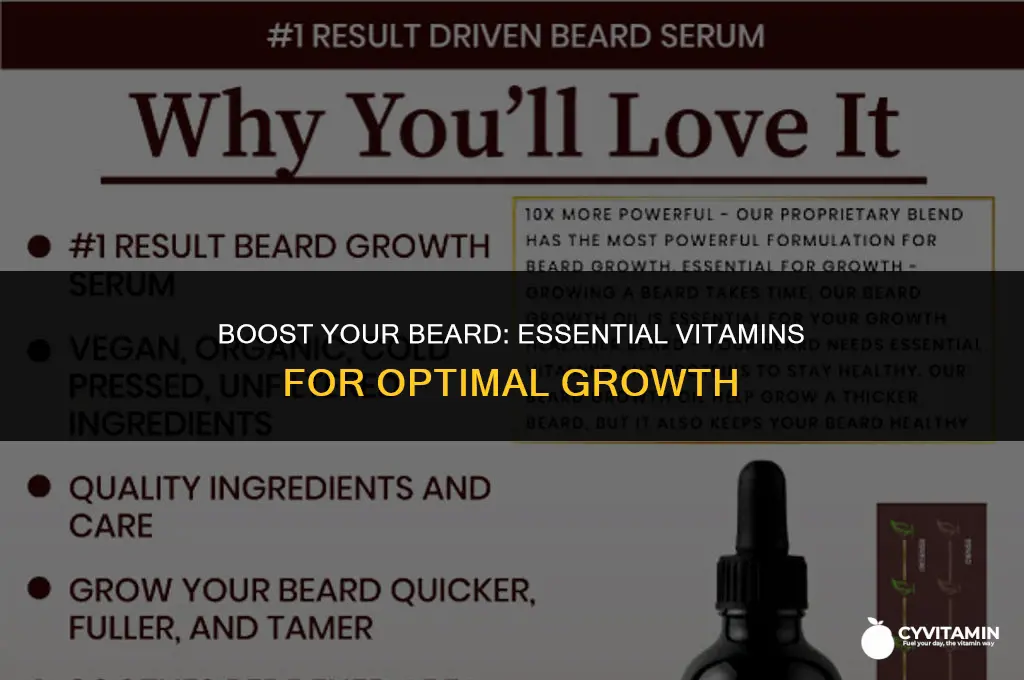 what vitamins are good for beard growth