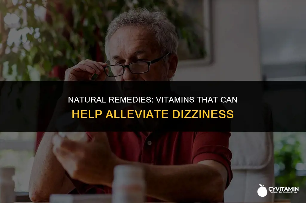 what vitamins are good for dizziness