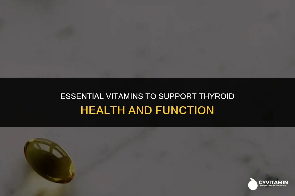 what vitamins are good for thyroid
