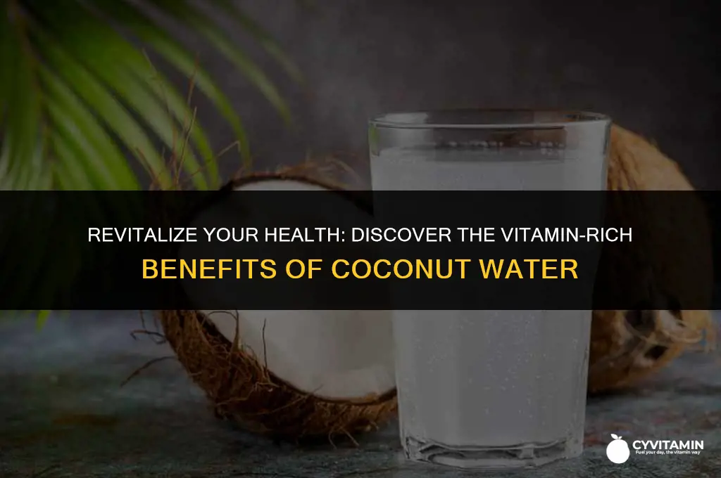 what vitamins are in coconut water