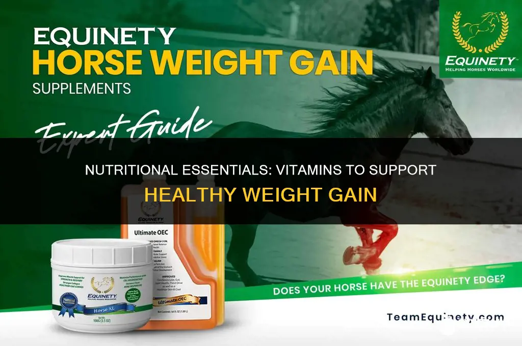 what vitamins can i take to gain weight