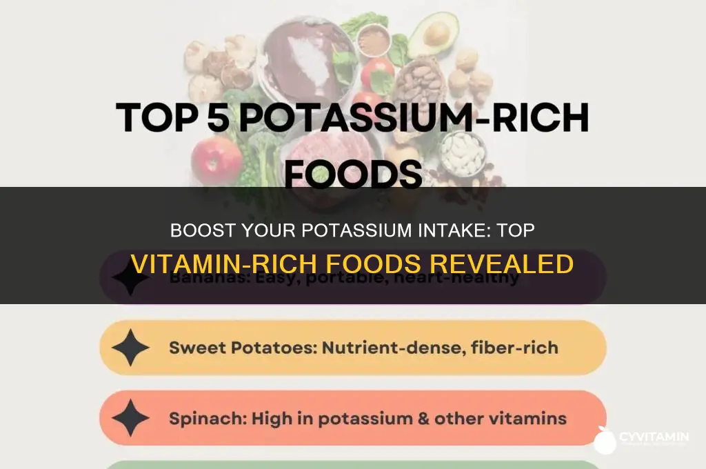 what vitamins contain potassium