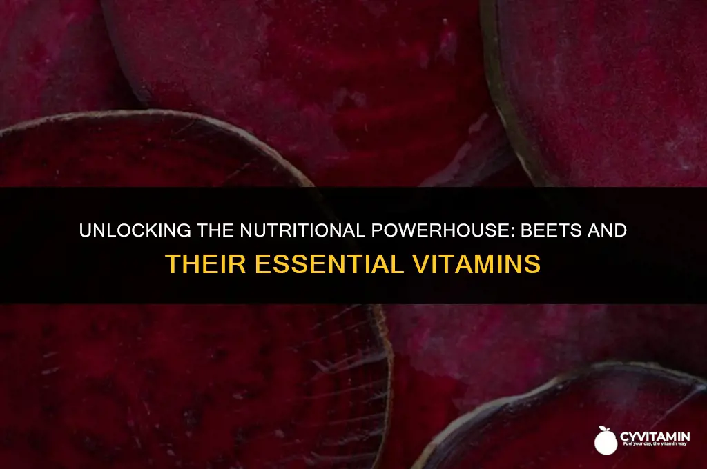what vitamins do beets contain