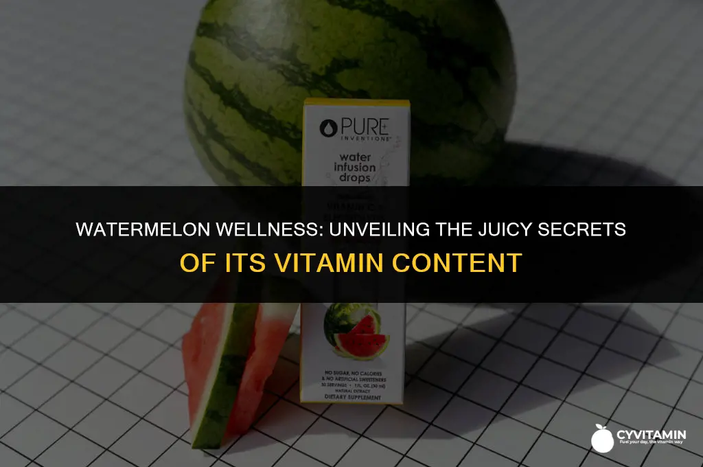 what vitamins do watermelon contain