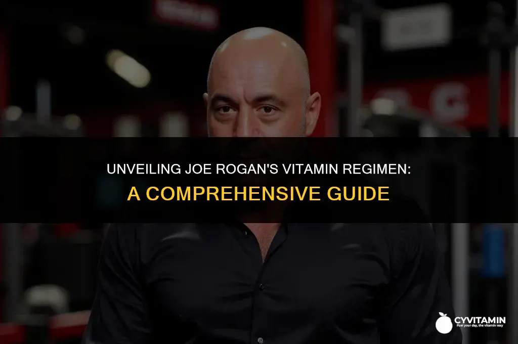 what vitamins does joe rogan take