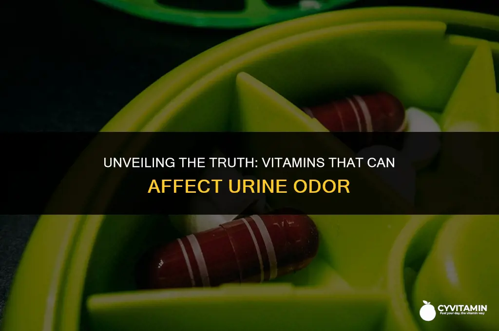 what vitamins make urine smell