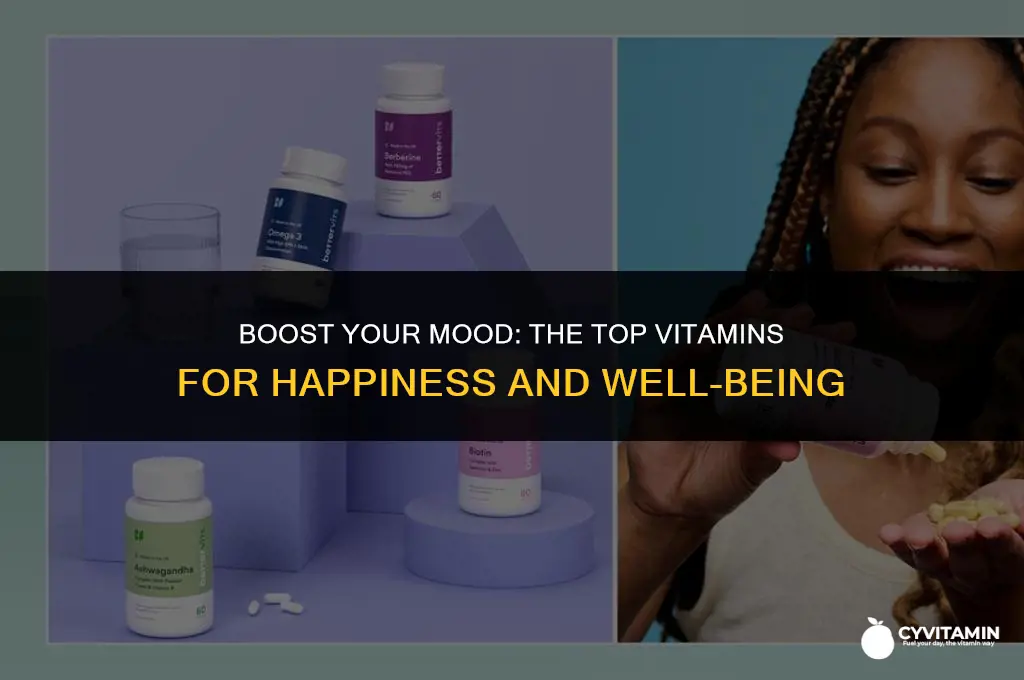 what vitamins make you happy