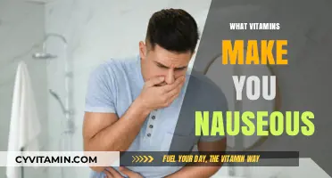 Unveiling the Culprits: Vitamins That Might Cause Nausea