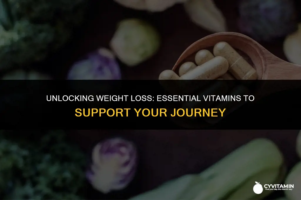 what vitamins should i be taking for weight loss
