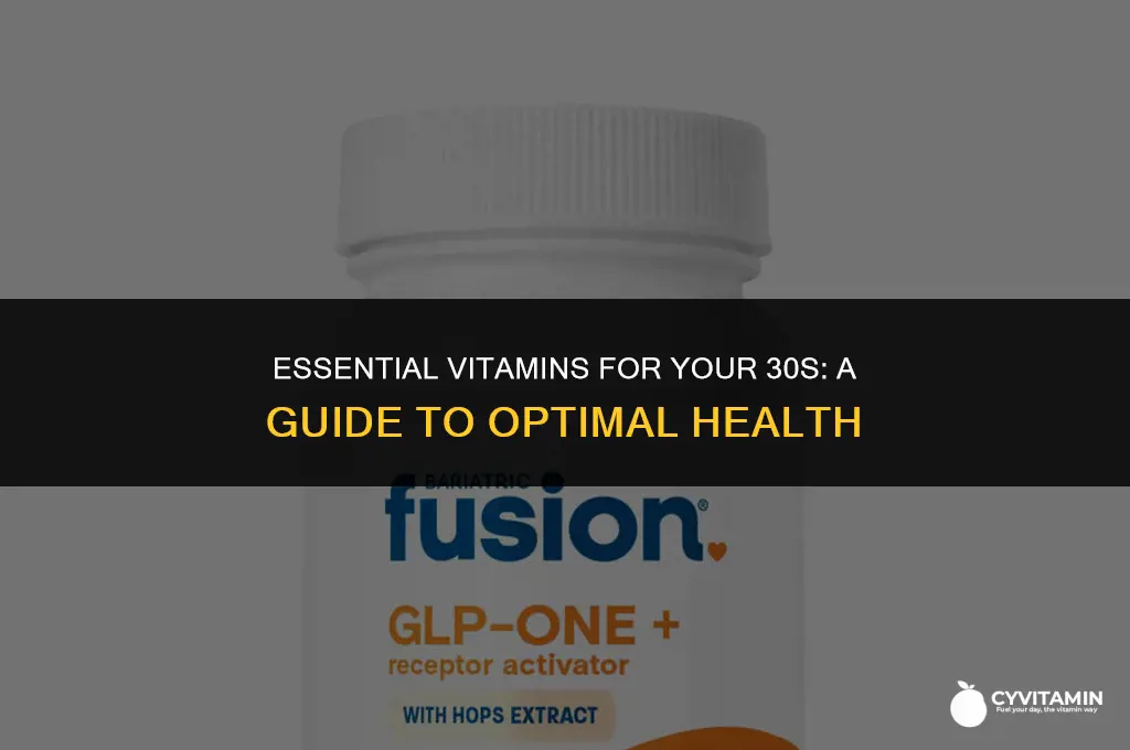 what vitamins should i take in my 30s