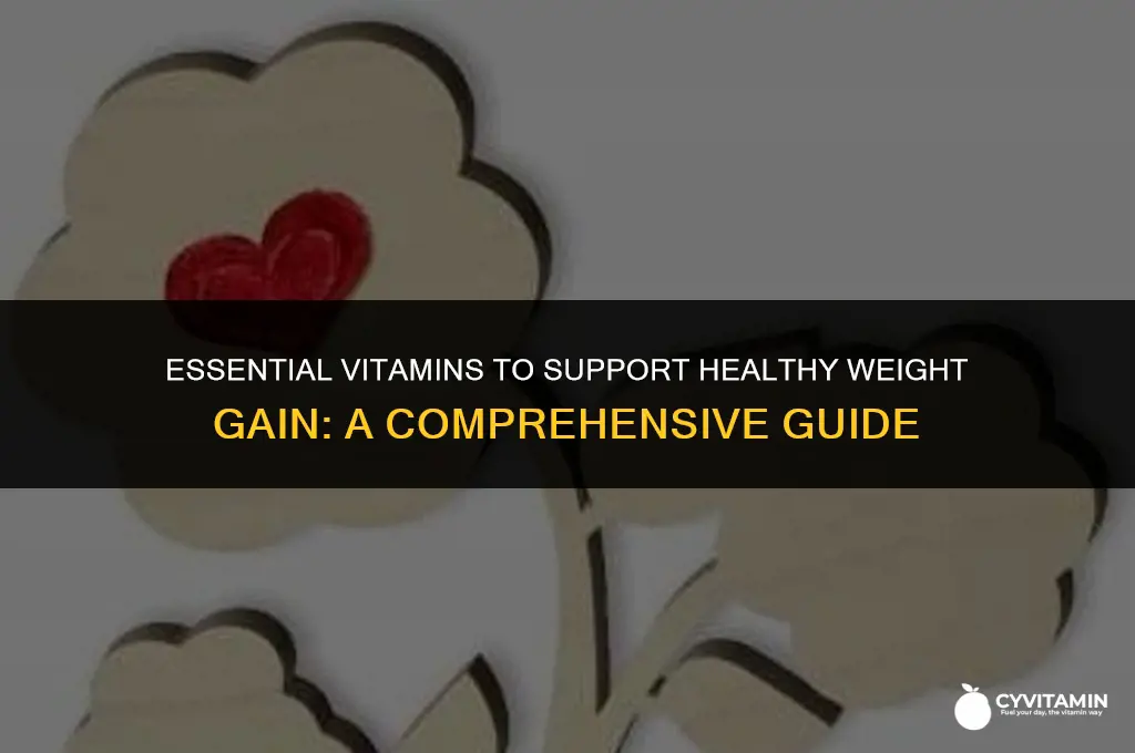 what vitamins should i take to gain weight