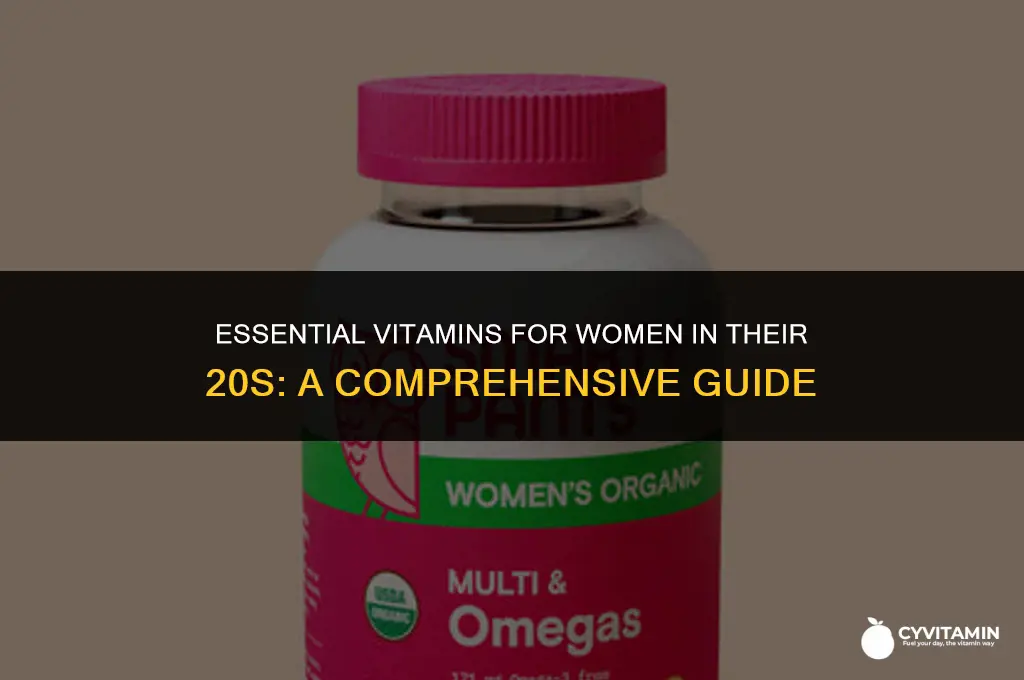 what vitamins should women in their 20s take