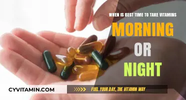 Morning or Night: Optimal Timing for Taking Your Vitamins