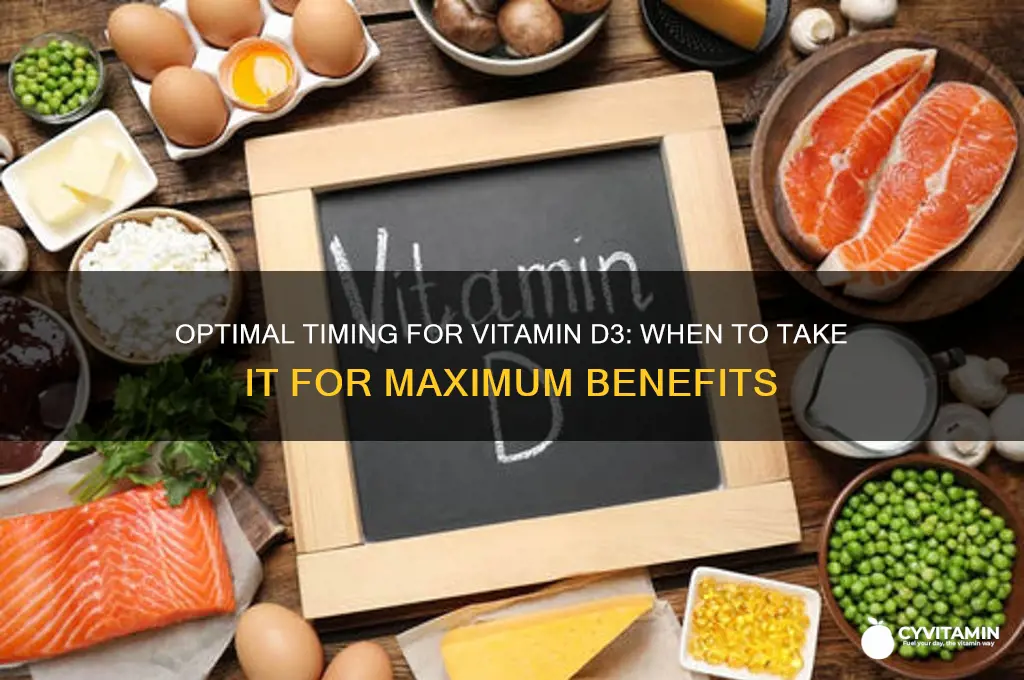 when is the best time to take vit d3