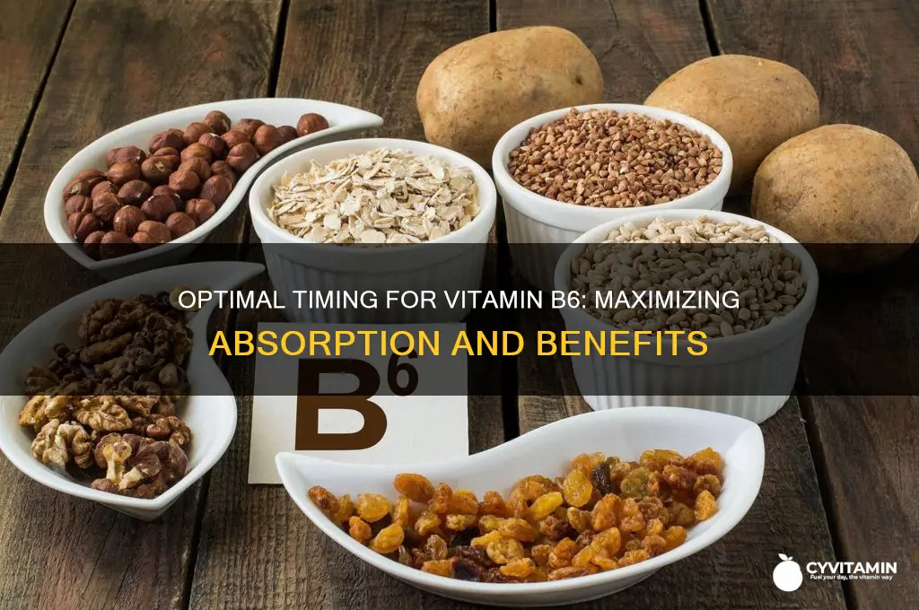 when is the best time to take vitamin b6