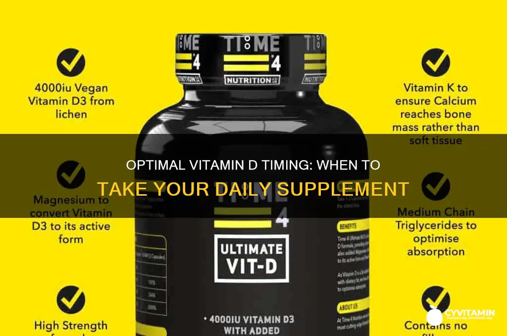 when is the best time to take vitamin d supplement