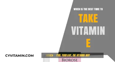 Optimal Timing for Vitamin E: Maximizing Benefits for Your Health