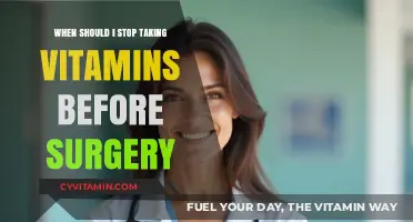 Pre-Surgery Vitamin Cessation: A Guide to Safe Supplement Use