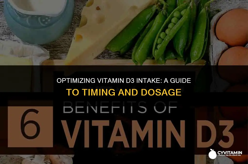 when take vitamin d3