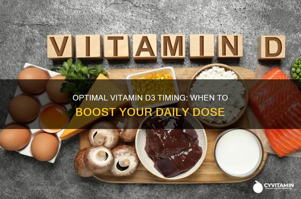 when the best time to take vitamin d3
