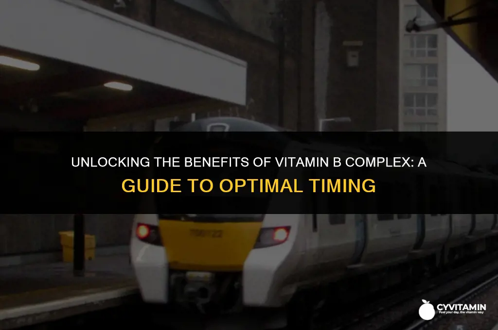 when to take vitamin b complex