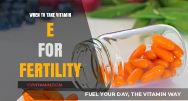 Boosting Fertility: The Optimal Timing for Vitamin E Intake