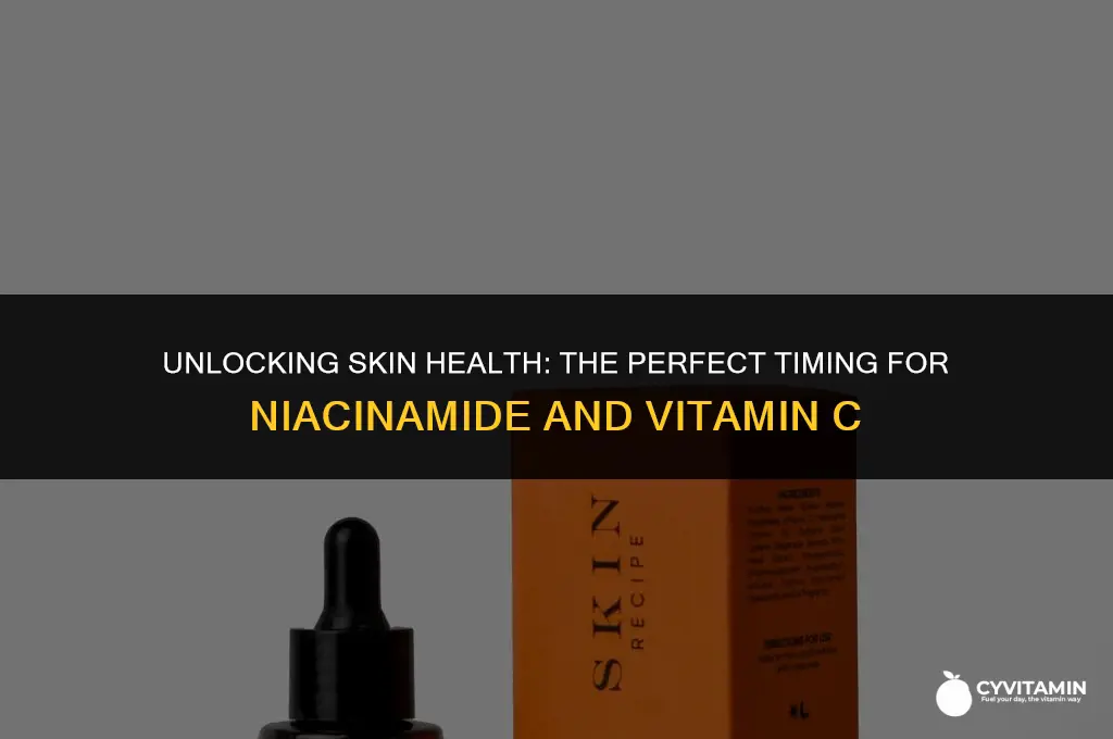 when to use niacinamide and vitamin c