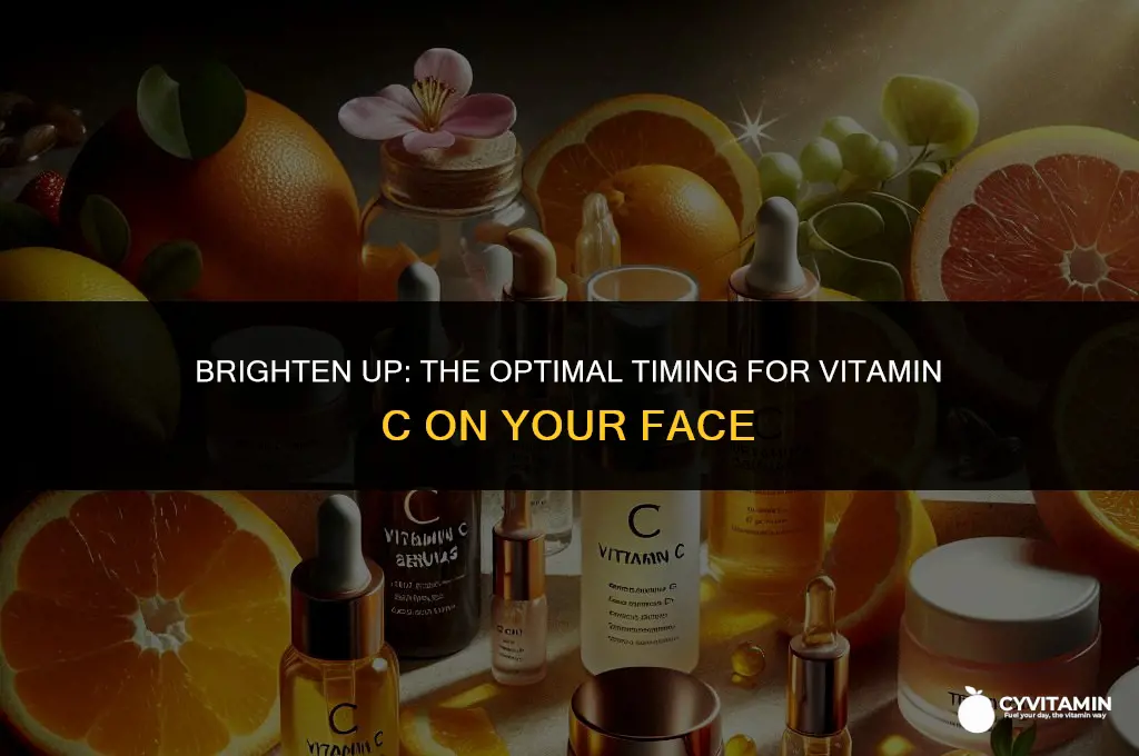 when to use vitamin c on face
