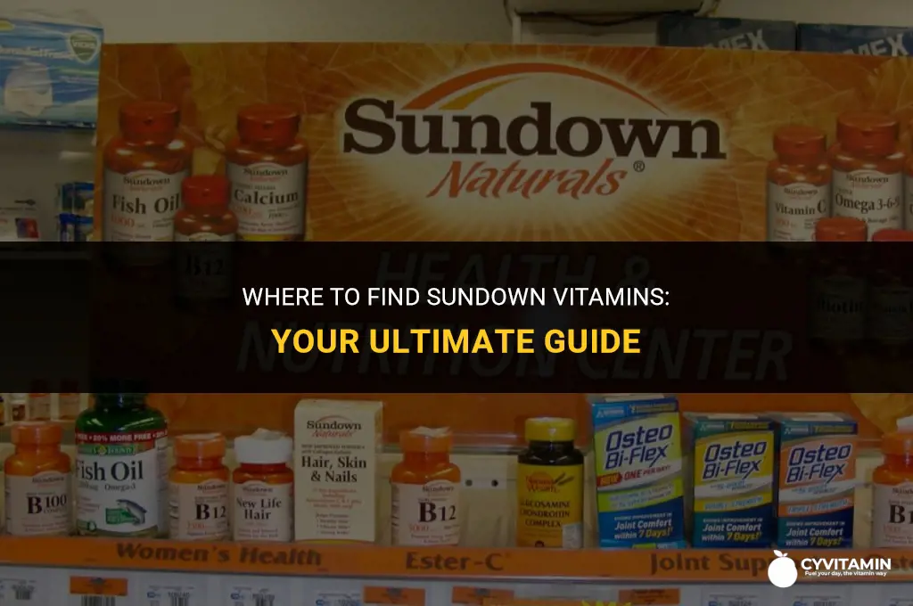 where can i buy sundown vitamins