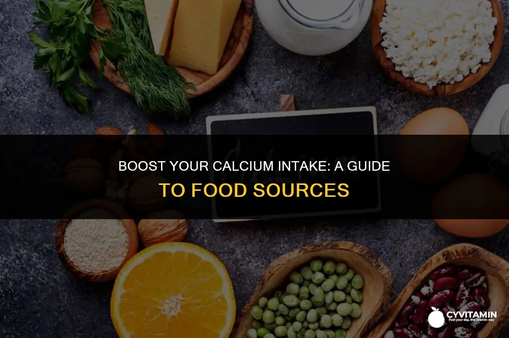 where can i find calcium in food
