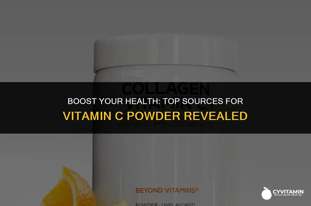 where can i find vitamin c powder