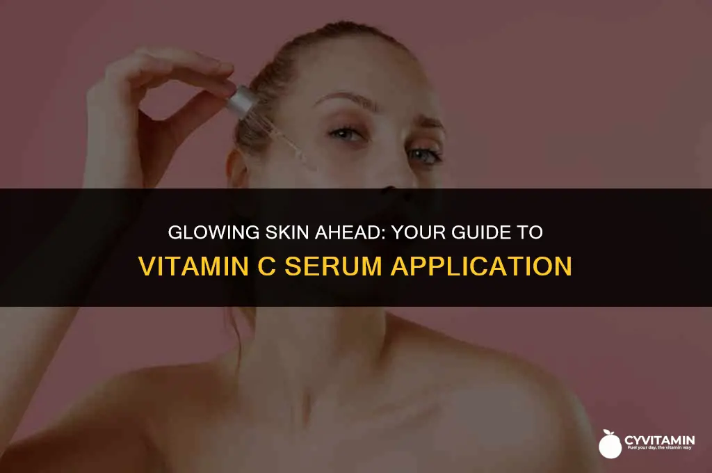 where to apply vitamin c serum