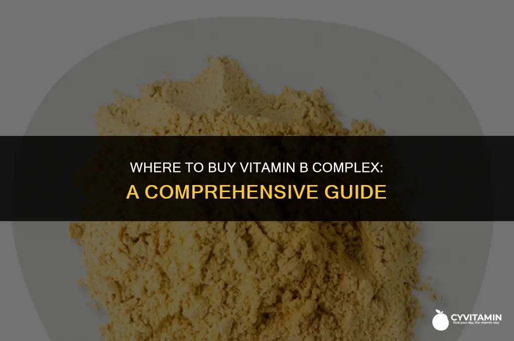 where to buy vitamin b complex
