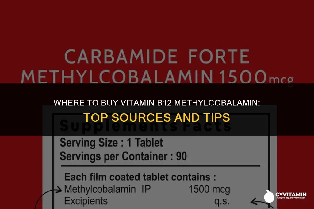 where to buy vitamin b12 methylcobalamin