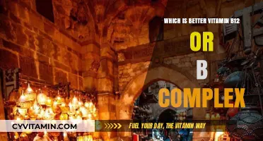 Unlocking the Benefits: Vitamin B12 vs. B Complex Showdown