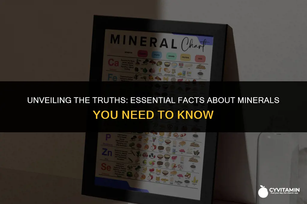 which is true regarding minerals