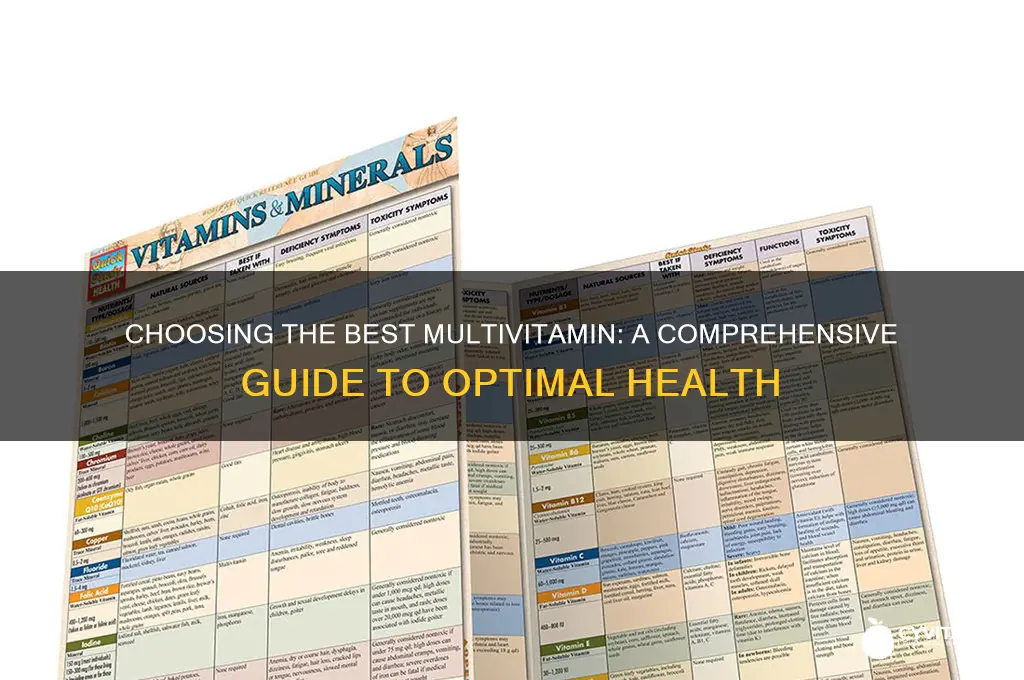 which multivitamin is best
