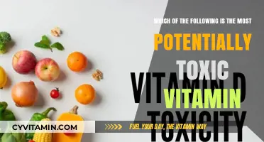 Unveiling the Hidden Dangers: Which Vitamin Tops the Toxicity List?