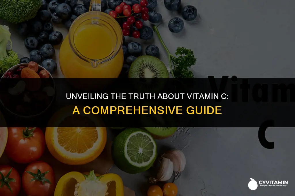 which of the following statements is true of vitamin c