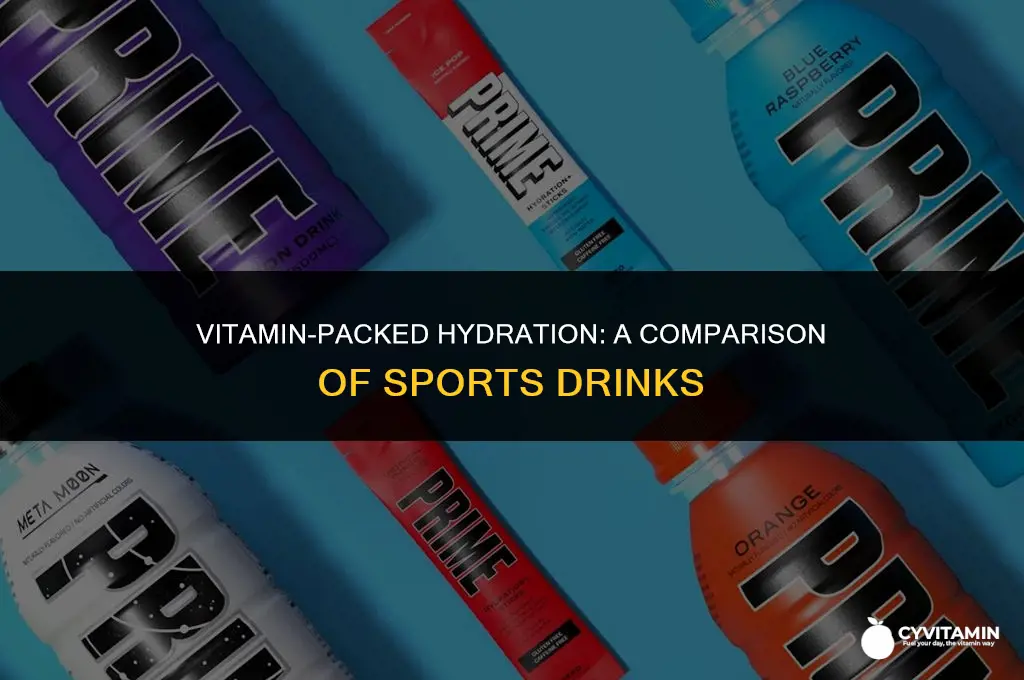 which sports drink contains the most vitamins