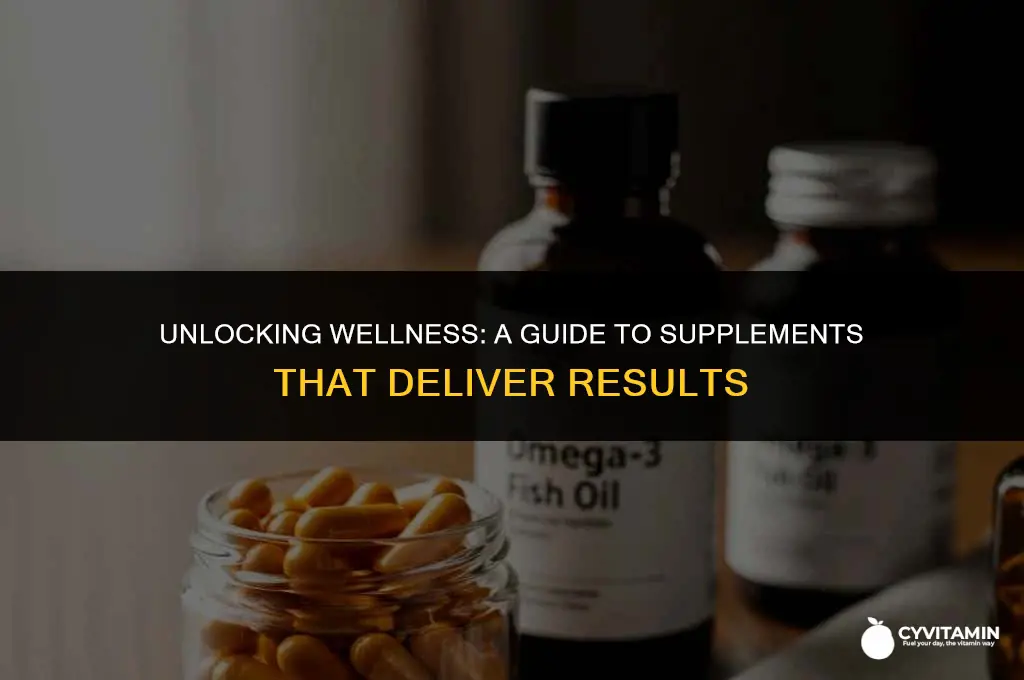 which supplements actually work