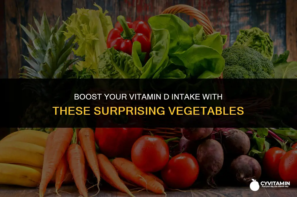 which vegetables contain vitamin d