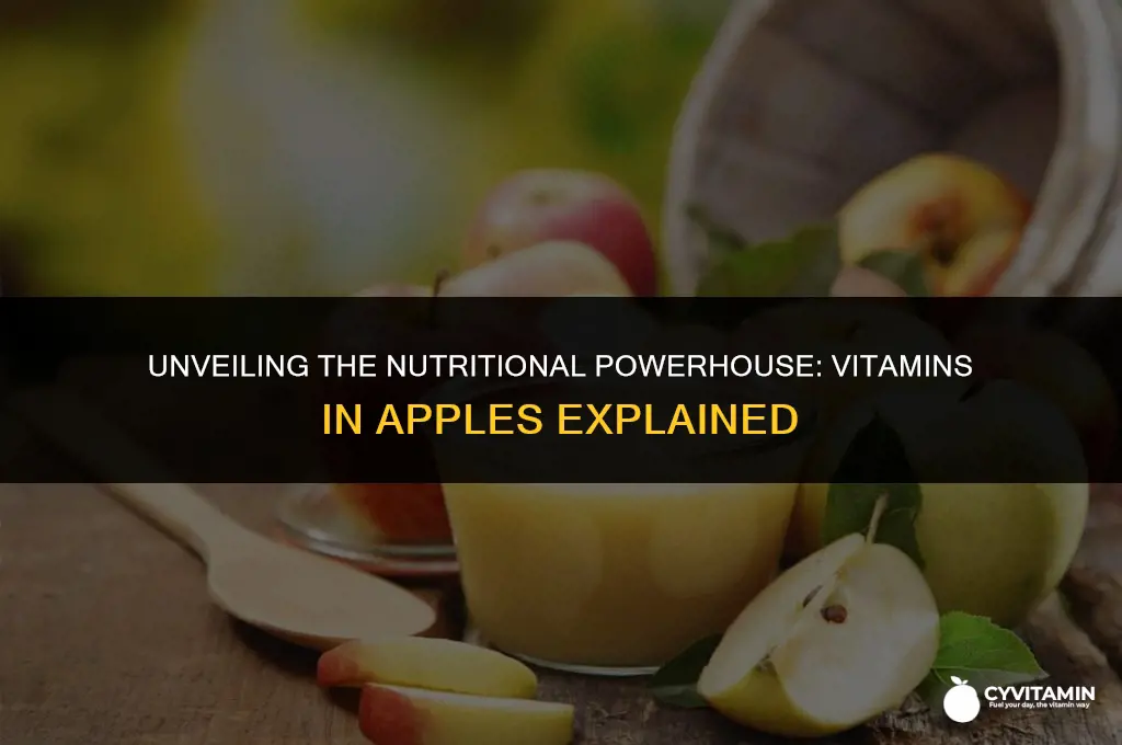 which vitamin contain in apple