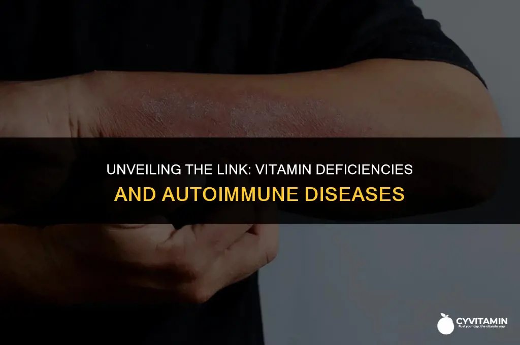which vitamin deficiency causes autoimmune disease
